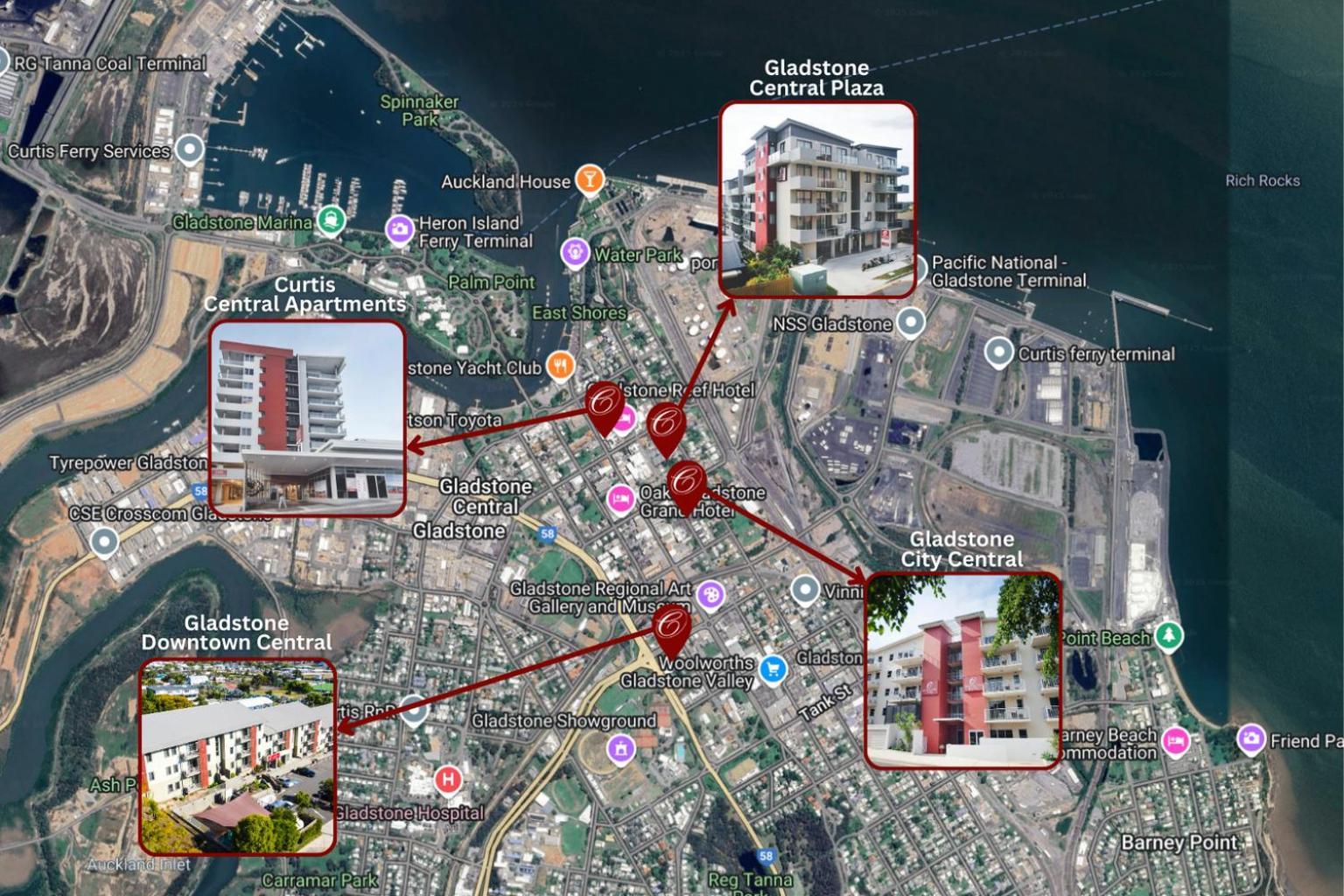 Gladstone Downtown Central Apartment Hotel Official Ngoại thất bức ảnh